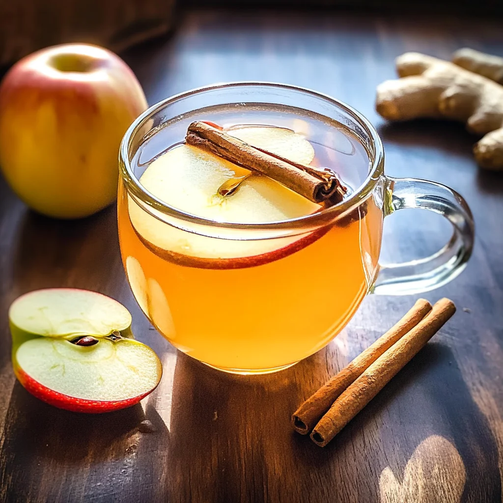 Apple Cinnamon Tea with Ginger
