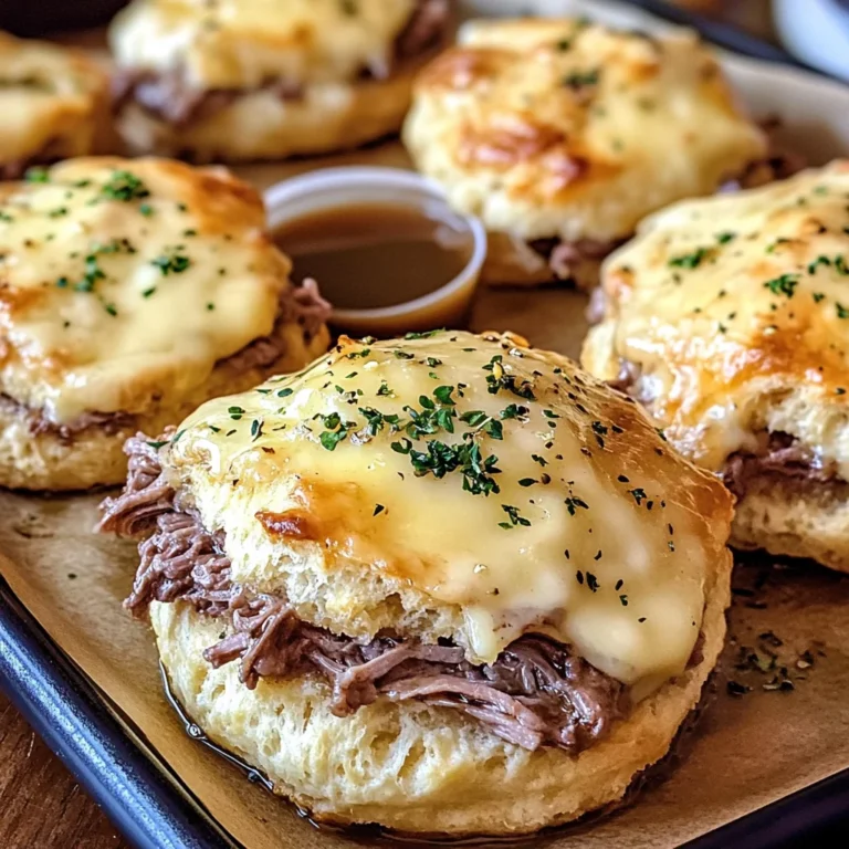 Baked French Dip Biscuits Recipe: A Comforting, Family-Friendly Meal