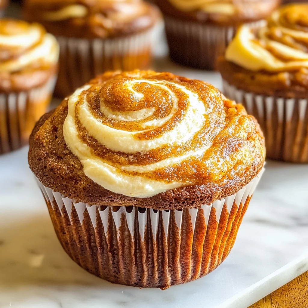 Best Swirled Pumpkin Cream Cheese Muffins