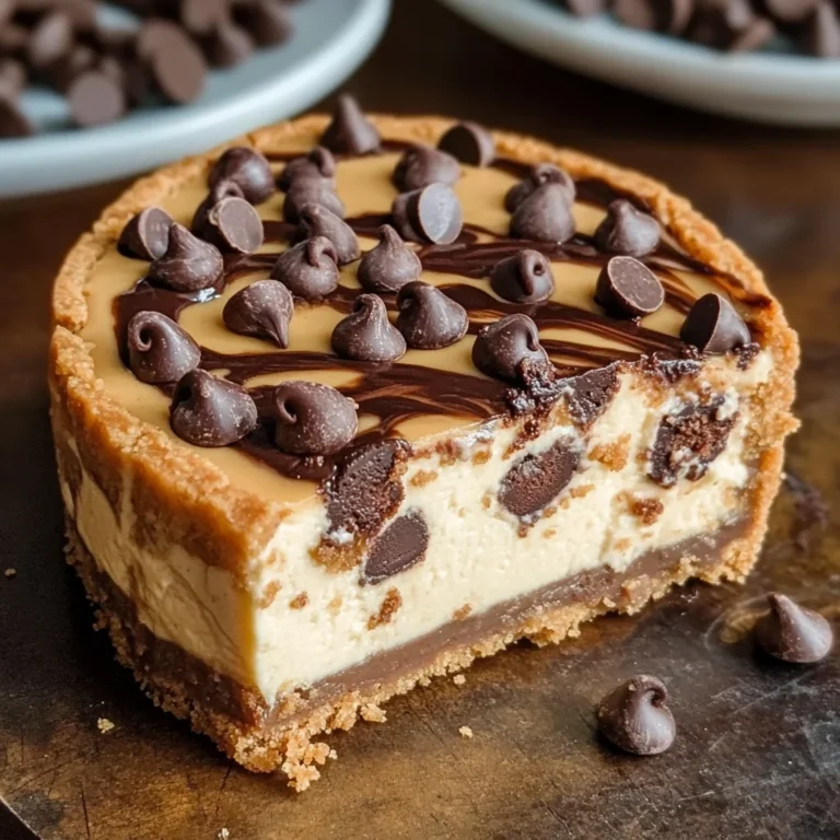 Chocolate Peanut Butter Swirl Cheesecake