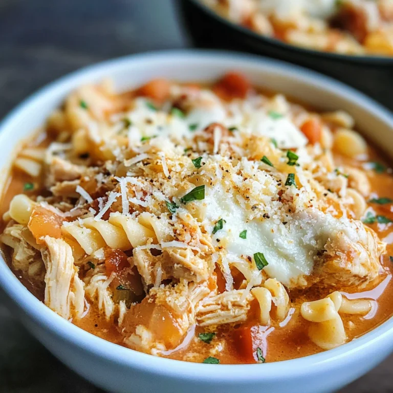 Crockpot Chicken Parmesan Soup Recipe