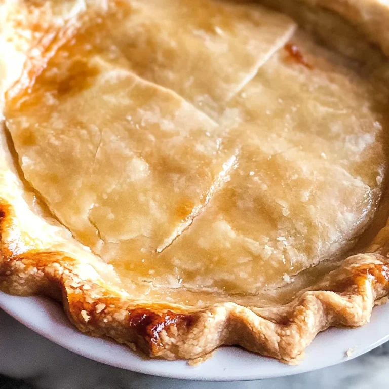 Easy Homemade Pie Crust
