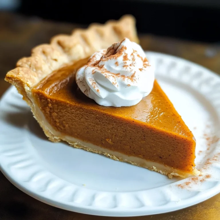 Easy Pumpkin Pie