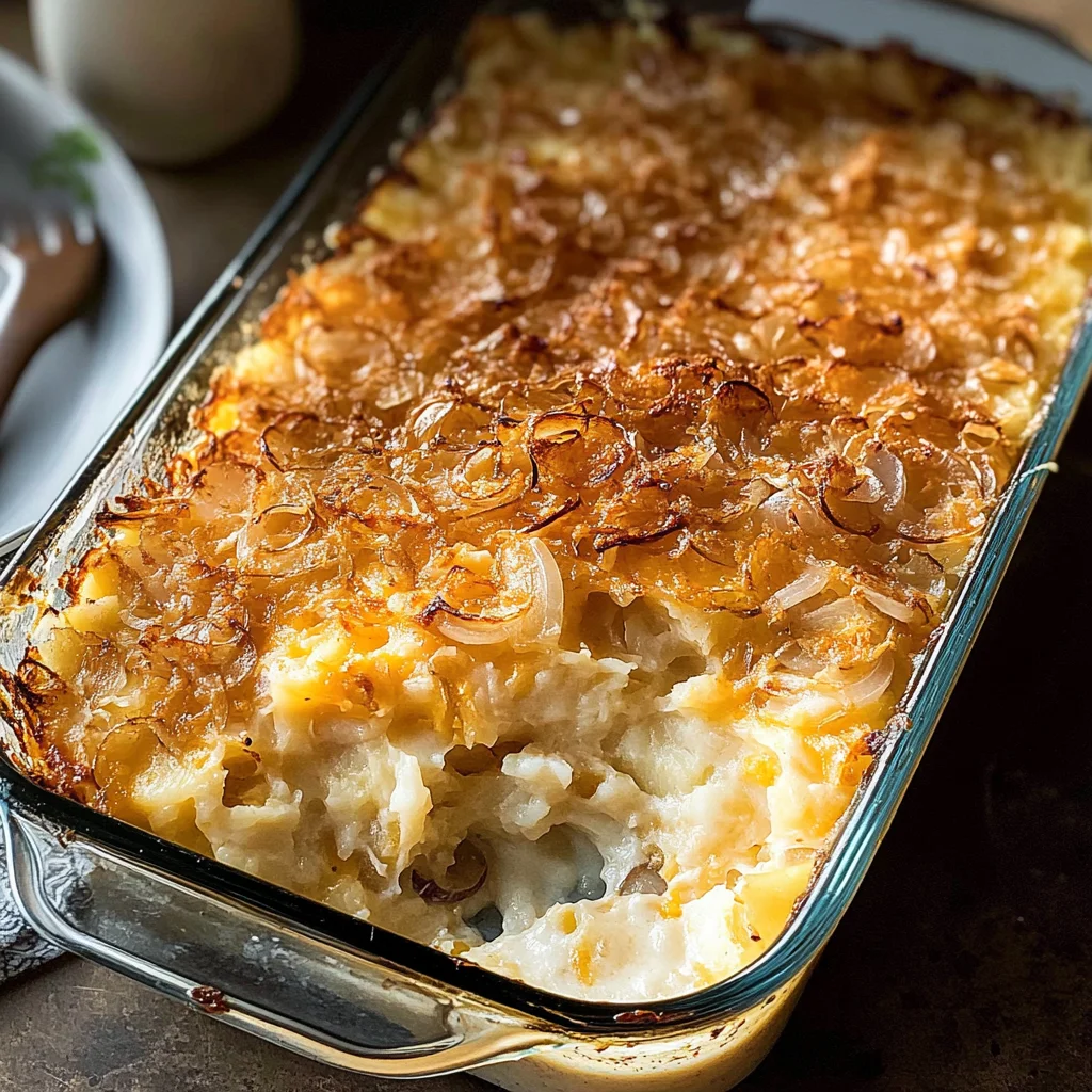 French Onion Funeral Potatoes
