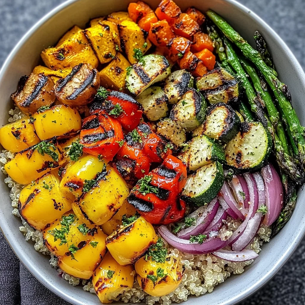 Grilled Veggie Bowl with Quinoa