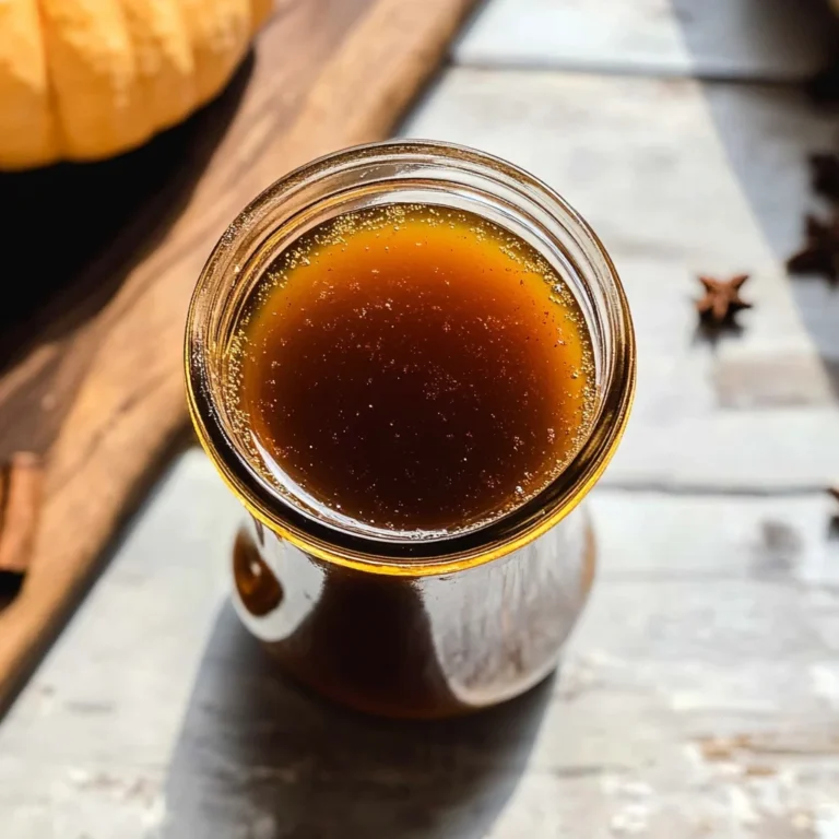 Homemade Pumpkin Spice Syrup