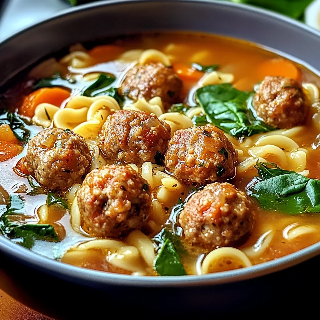 Italian Meatball Soup: Comfort in a Bowl