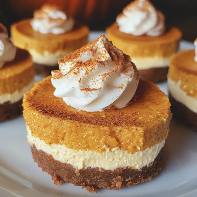 Mini Pumpkin Cheesecakes