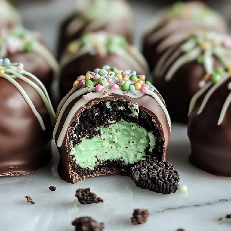 Mint Oreo Truffles
