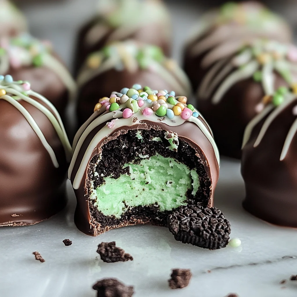 Mint Oreo Truffles