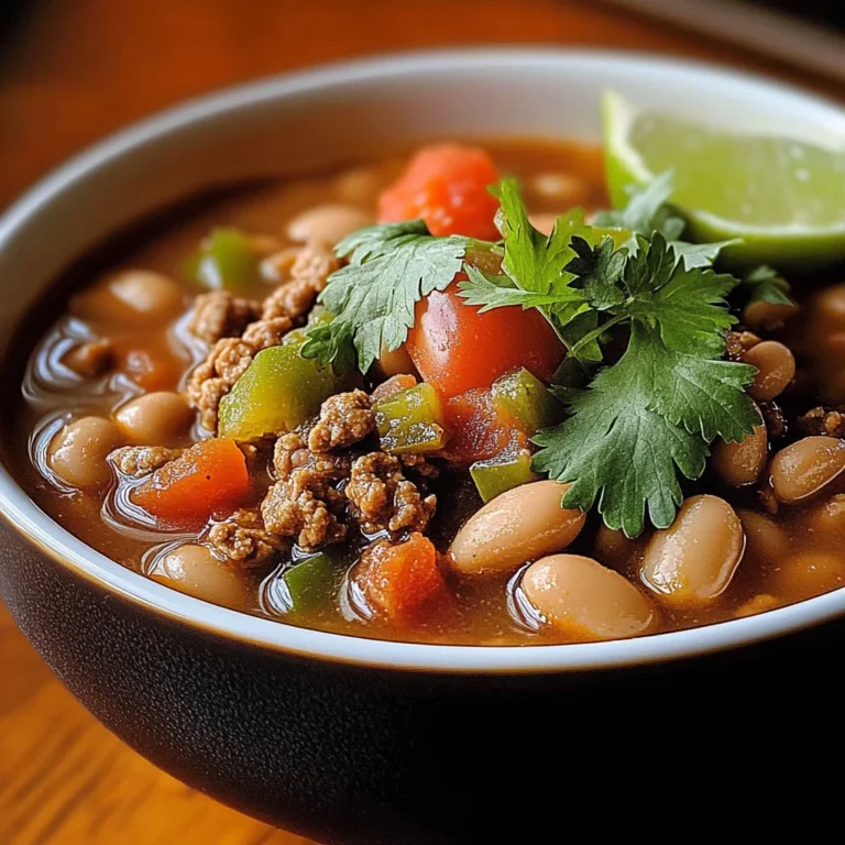 Pinto Beans Green Chile And Beef Soup