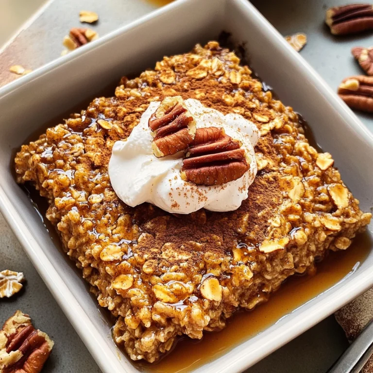Pumpkin Baked Oatmeal