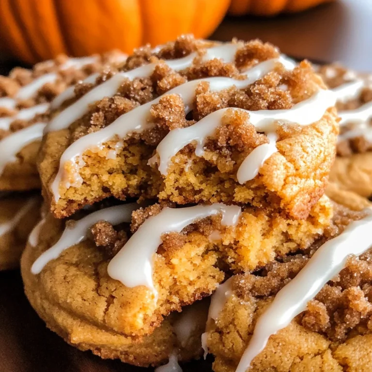 Pumpkin Coffee Cake Cookies