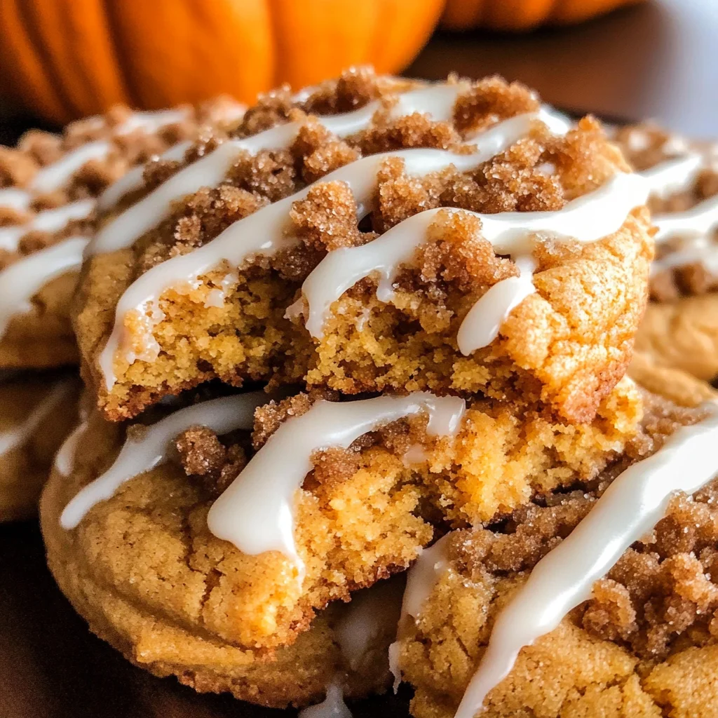 Pumpkin Coffee Cake Cookies