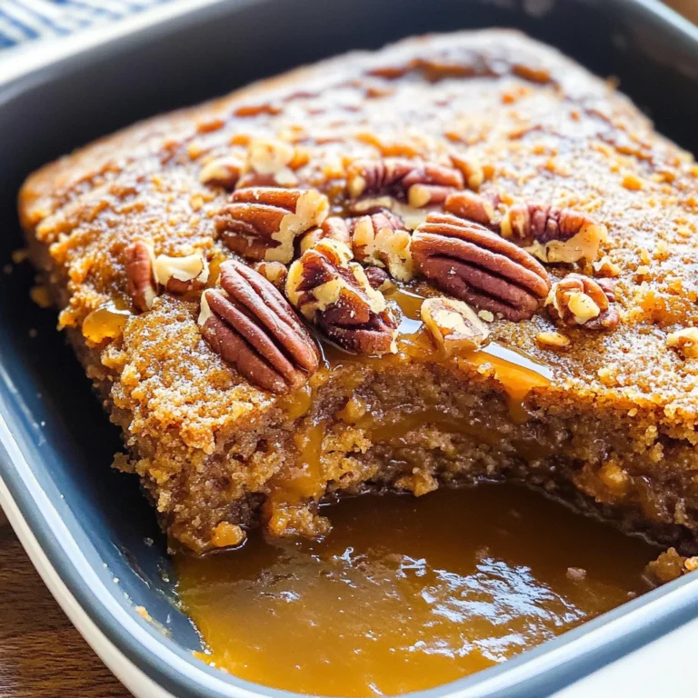 Pumpkin Pecan Cobbler