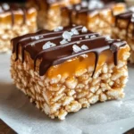 Salted Caramel Rice Krispie Treats: A Sweet & Salty Indulgence