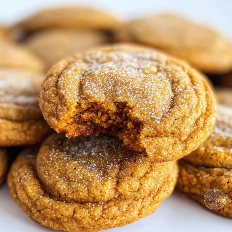 Soft and Chewy Pumpkin Molasses Cookies