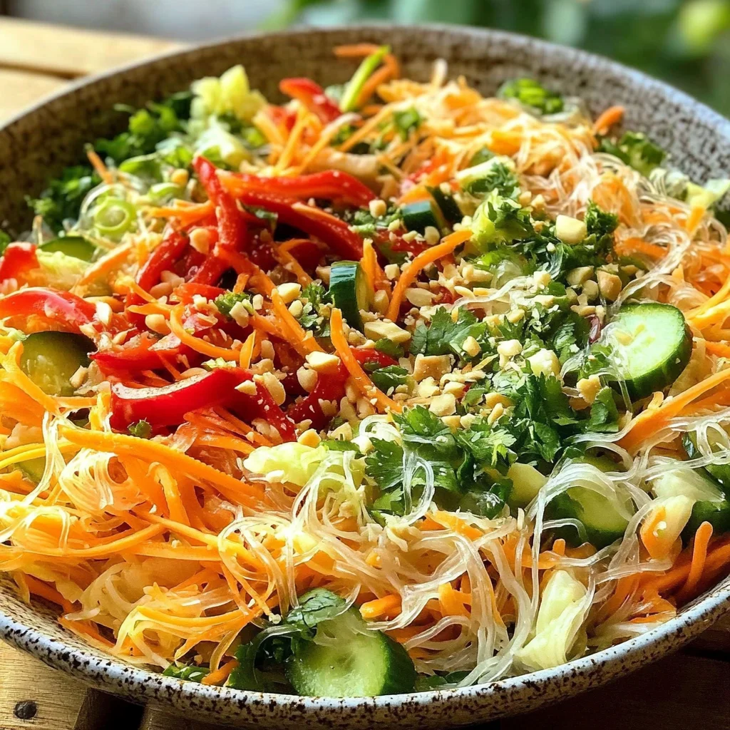 Spring Roll Salad with Spicy Ginger Dressing: An Incredible Ultimate Recipe