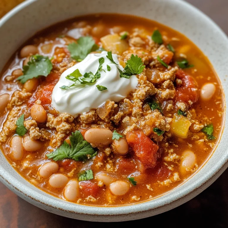 Turkey White Bean Chili