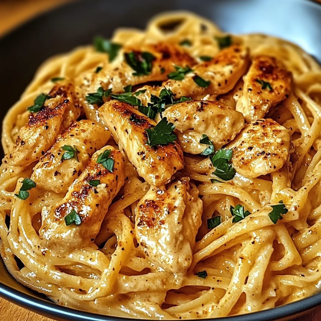 the best Cowboy Butter Chicken Linguine