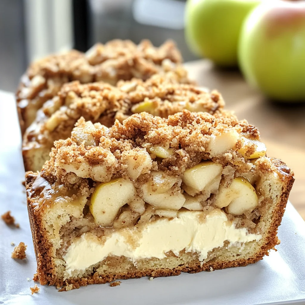 Apple Crisp Cheesecake Bread