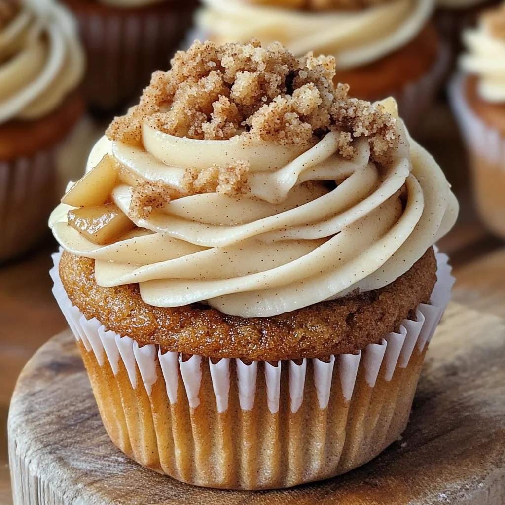 Apple Crumble Cupcakes