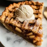 Apple Pie à la Mode (Apple Pie with Ice Cream Recipe)