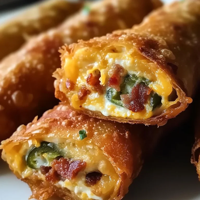 Bacon Jalapeño Eggrolls