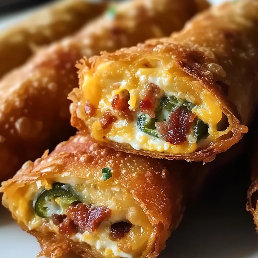 Bacon Jalapeño Eggrolls