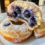 Baked Blueberry Donuts