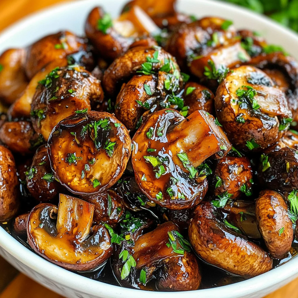 Balsamic Roasted Mushrooms