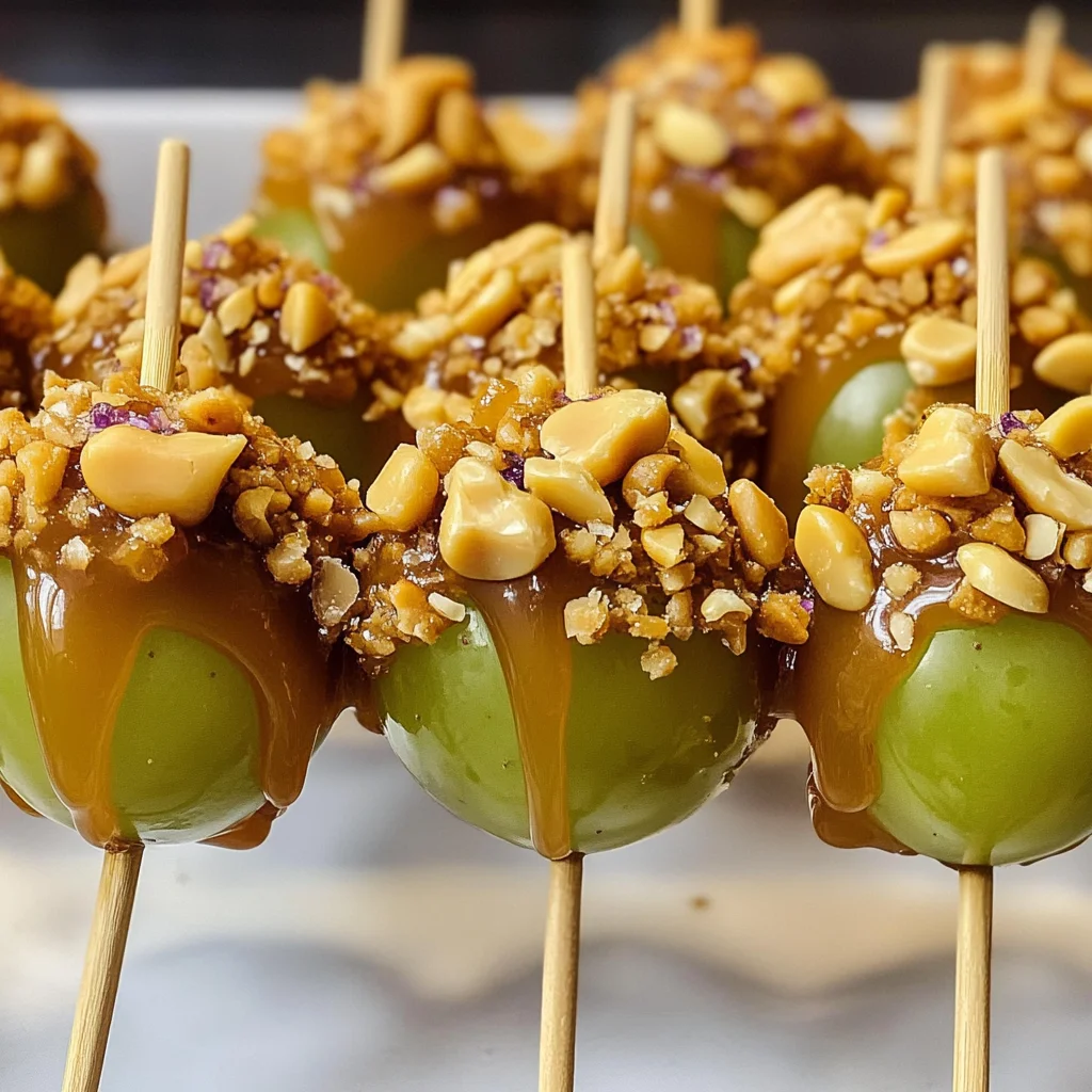 Caramel Apple Grapes