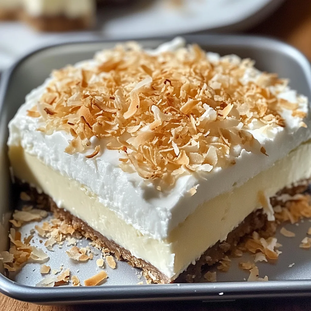Coconut Cream Lush: A Creamy, No-Bake Dessert for Every Occasion