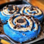 Cookie Monster Cinnamon Rolls Recipe