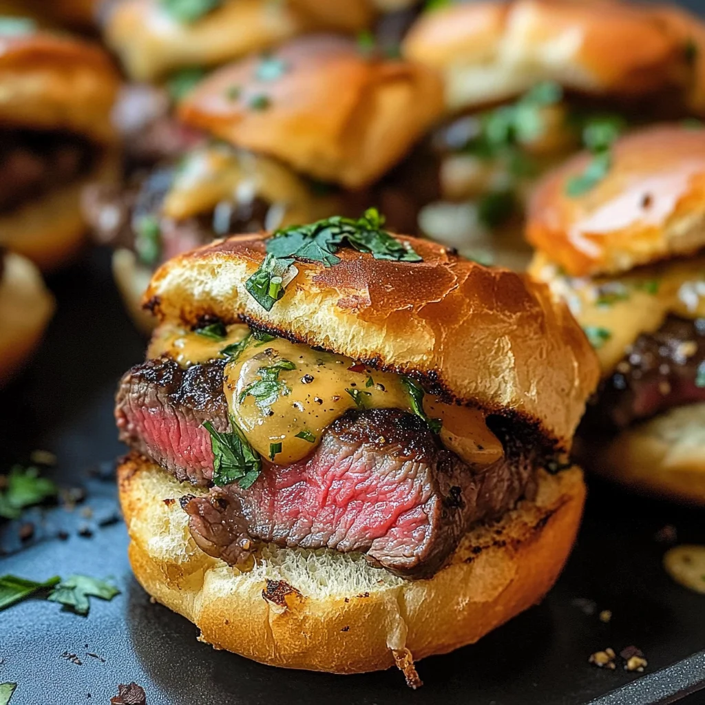 Cowboy Butter Steak Sliders
