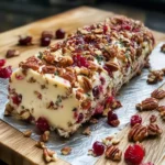 Cranberry Pecan Cheese Log