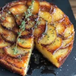 Crispy Balsamic-Thyme Potato Torte