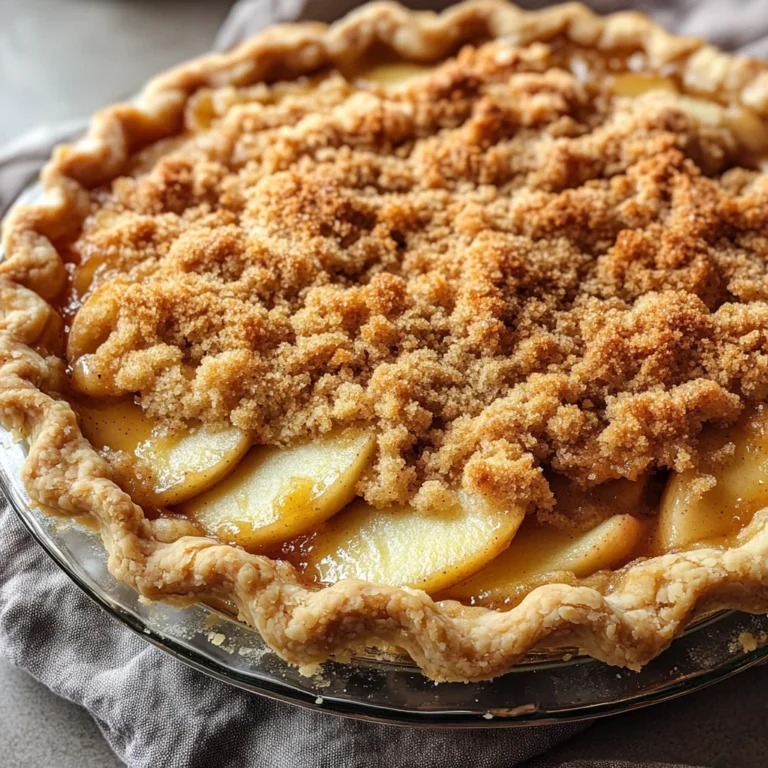 Dutch Apple Pie (with a Buttery Crumb Topping)
