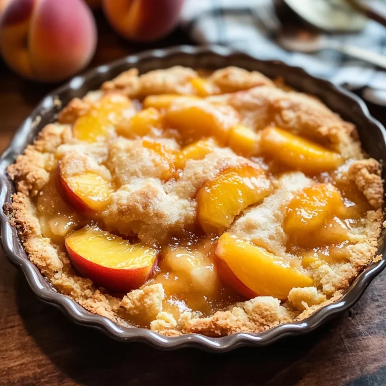Fresh Peach Cobbler Recipe