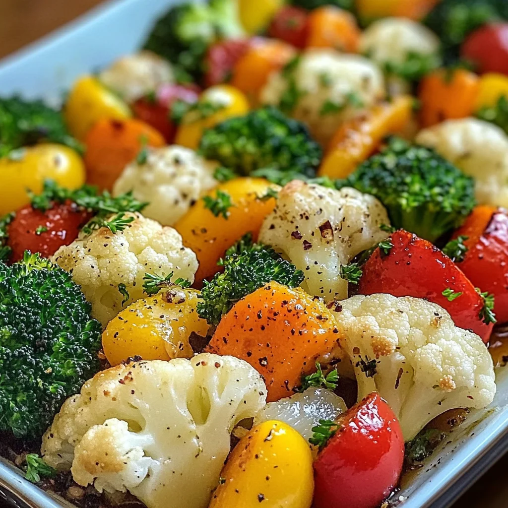 Garlic Roasted Vegetables