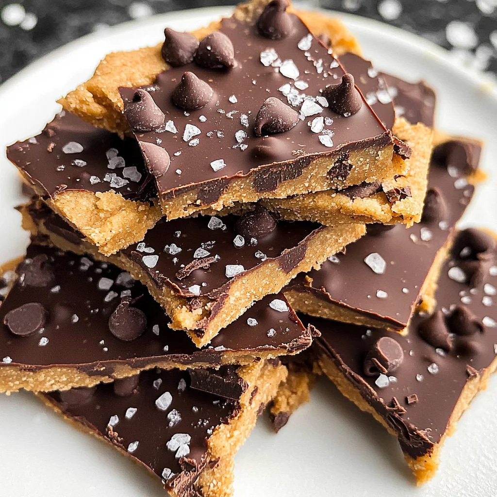 Healthy Cookie Dough Bark