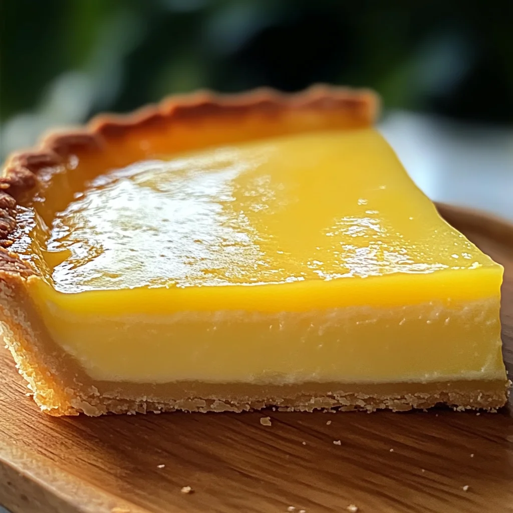 Lemon Custard Tart