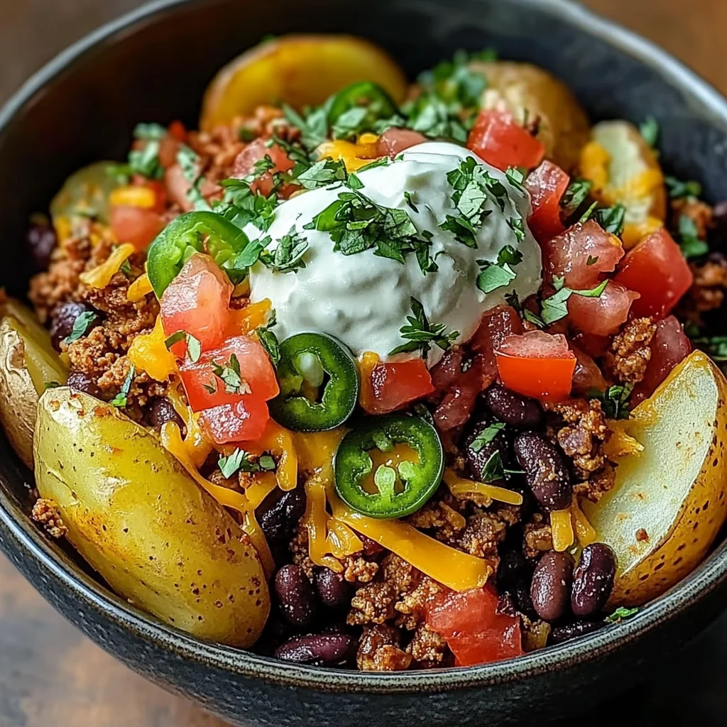 Loaded Potato Taco Bowl