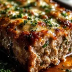 Melt-in-Your-Mouth Garlic Parmesan Chicken Meatloaf