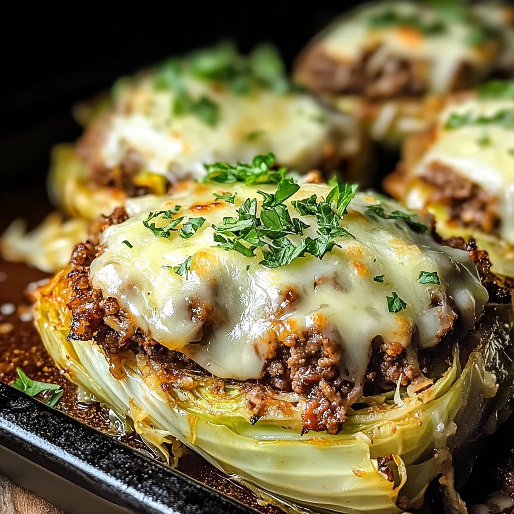 Oven-Baked Cabbage Burgers