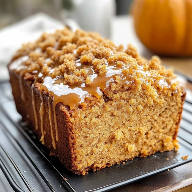 Pumpkin Bread with Maple Glaze