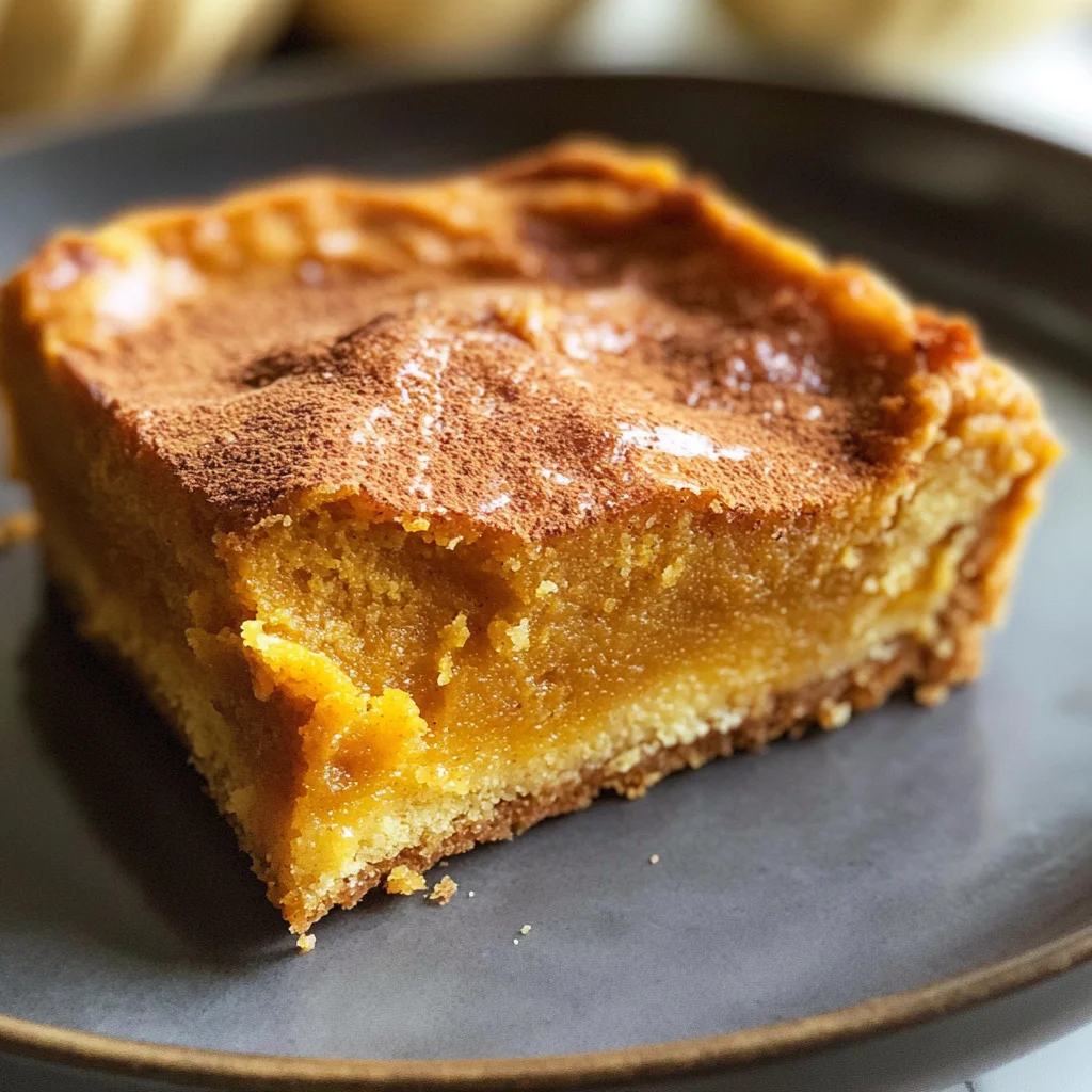 Pumpkin Gooey Butter Cake Recipe