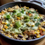Salsa Verde Chicken & Rice Skillet