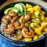 Shrimp Avocado Mango Bowls