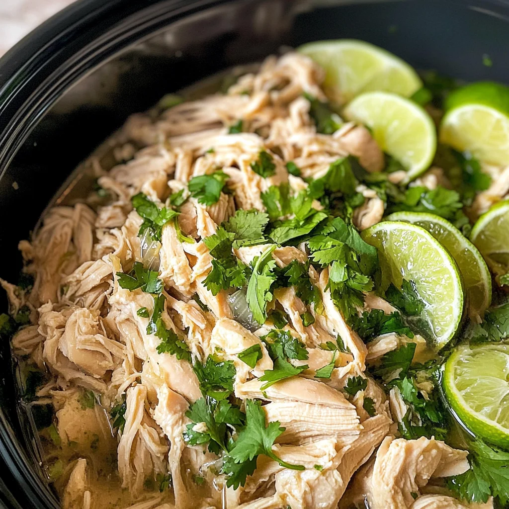 Slow Cooker Cilantro Lime Chicken